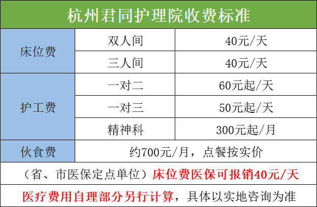 【杭州君同護理院】醫院簡介_收費標準_地址電話